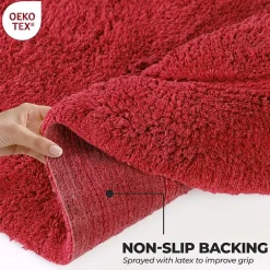 SUPERIOR® Oval Cotton 2-Pc Bath Rug