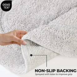 SUPERIOR® Oval Cotton 2-Pc Bath Rug
