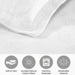 SUPERIOR® Paisley Lightweight Cotton Boho Print Bedspread