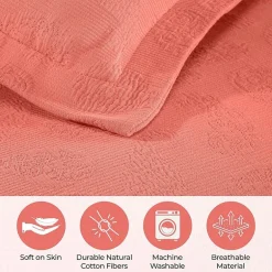 SUPERIOR® Paisley Lightweight Cotton Boho Print Bedspread