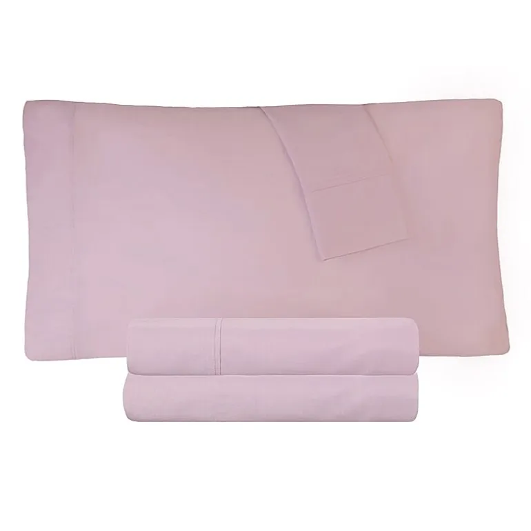 SUPERIOR® Percale Cotton Crisp Cool Breathable 300tc Deep Pocket Sheet Set