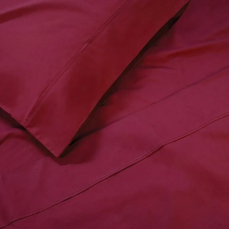 SUPERIOR® Percale Cotton Crisp Cool Breathable 300tc Deep Pocket Sheet Set