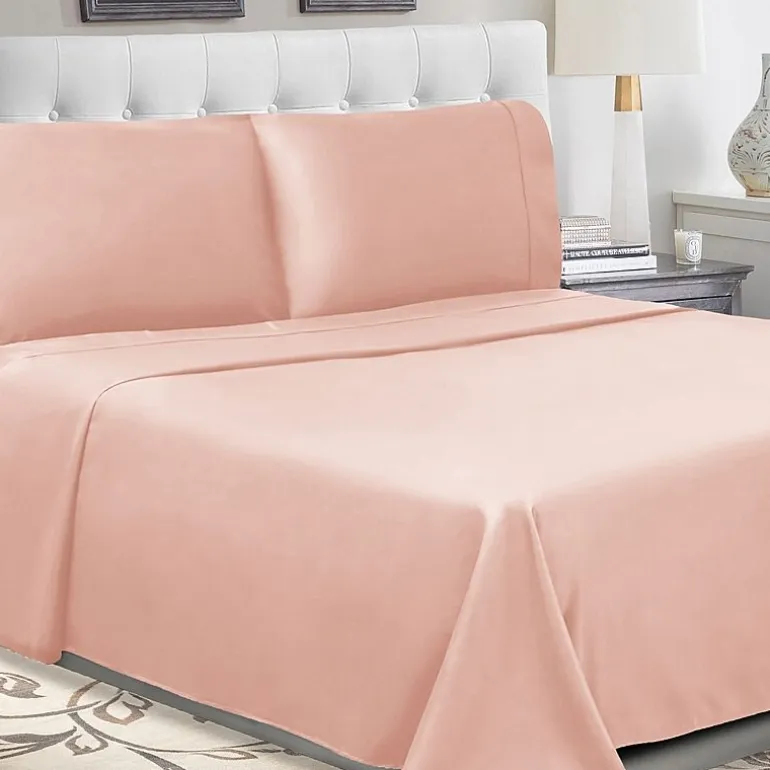 SUPERIOR® Percale Cotton Crisp Cool Breathable 300tc Deep Pocket Sheet Set