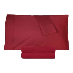 SUPERIOR® Percale Cotton Crisp Cool Breathable 300tc Deep Pocket Sheet Set
