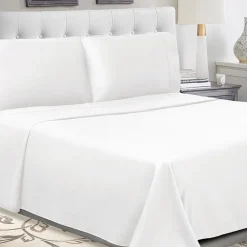SUPERIOR® Percale Cotton Crisp Cool Breathable 300tc Deep Pocket Sheet Set