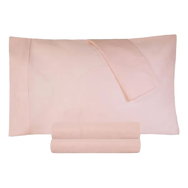 SUPERIOR® Percale Cotton Crisp Cool Breathable 300tc Deep Pocket Sheet Set