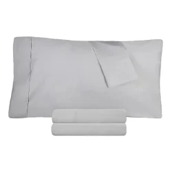 SUPERIOR® Percale Cotton Crisp Cool Breathable 300tc Deep Pocket Sheet Set