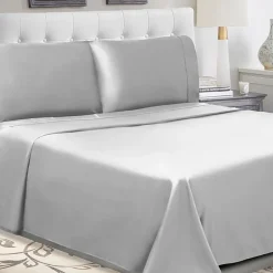 SUPERIOR® Percale Cotton Crisp Cool Breathable 300tc Deep Pocket Sheet Set
