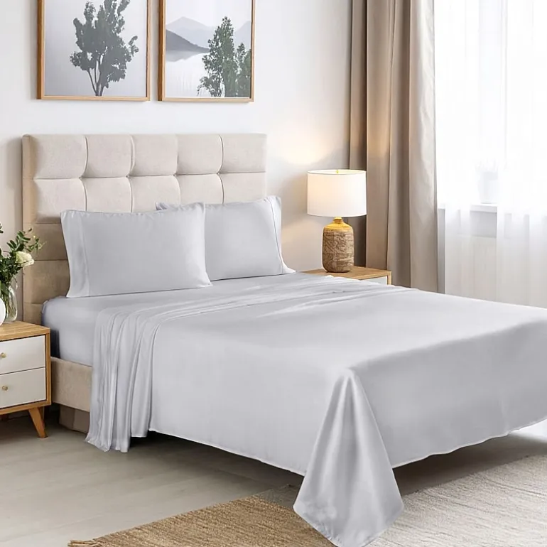 SUPERIOR® Rayon From Bamboo Cooling Silky 300tc Deep Pocket Sheet Set