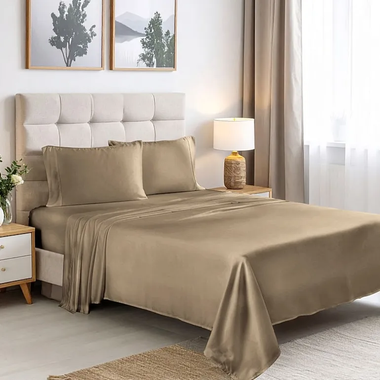 SUPERIOR® Rayon From Bamboo Cooling Silky 300tc Deep Pocket Sheet Set