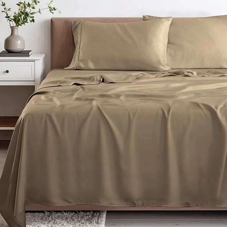 SUPERIOR® Rayon From Bamboo Cooling Silky 300tc Deep Pocket Sheet Set