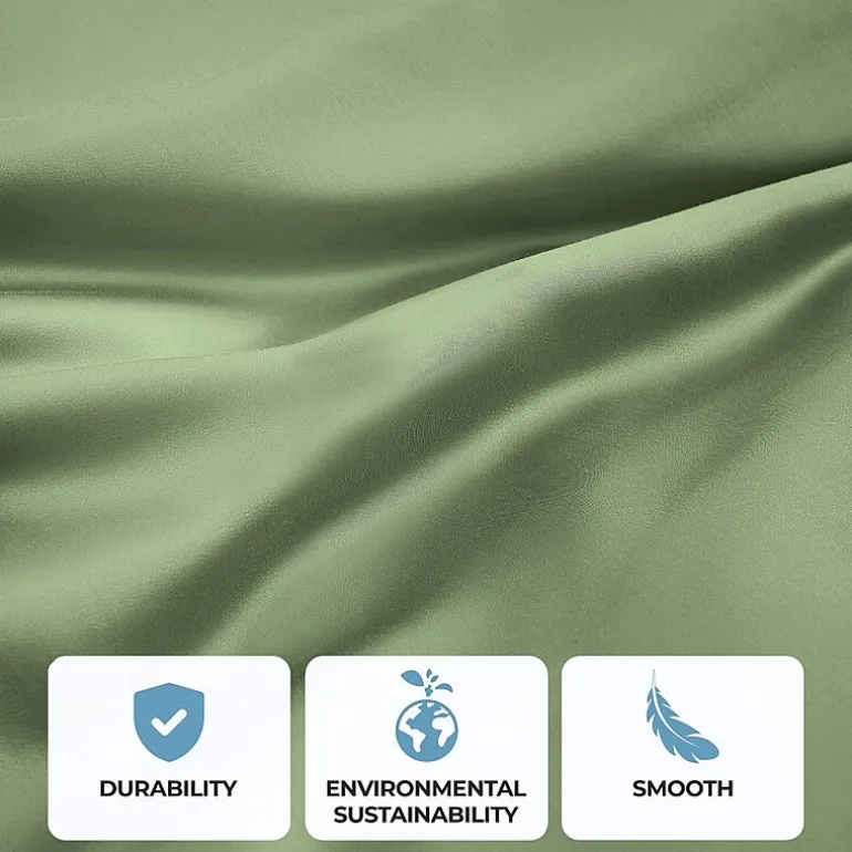 SUPERIOR® Rayon From Bamboo Cooling Silky 300tc Deep Pocket Sheet Set