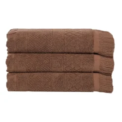 SUPERIOR® Rolla Collection | 100% Cotton 3-pc. Quick Dry Geometric Bath Towel