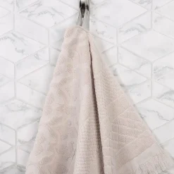 SUPERIOR® Rolla Collection | 100% Cotton 3-pc. Quick Dry Geometric Bath Towel