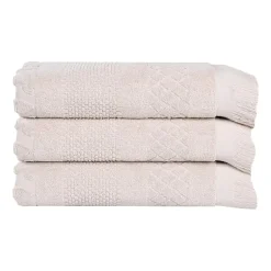 SUPERIOR® Rolla Collection | 100% Cotton 3-pc. Quick Dry Geometric Bath Towel
