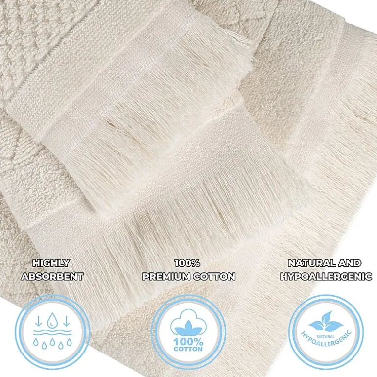 SUPERIOR® Rolla Collection | 100% Cotton 12-pc. Quick Dry Washcloth