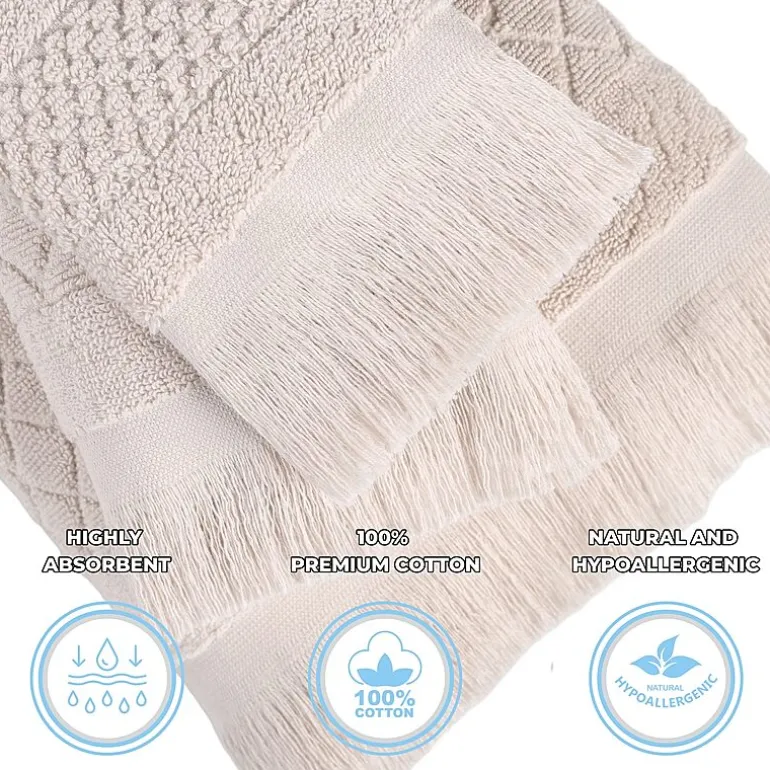 SUPERIOR® Rolla Collection | 100% Cotton 12-pc. Quick Dry Washcloth