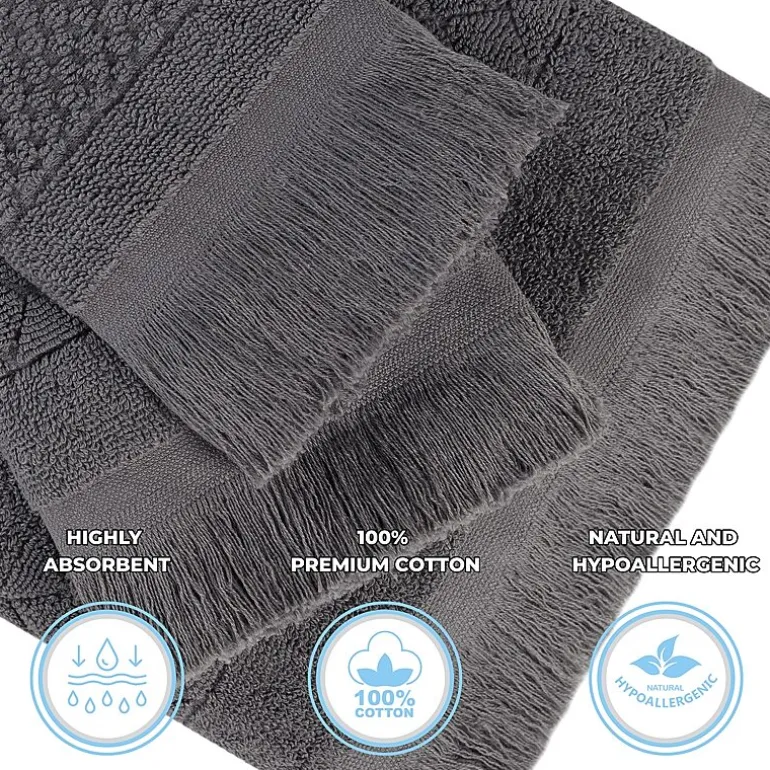 SUPERIOR® Rolla Collection | 100% Cotton 12-pc. Quick Dry Washcloth