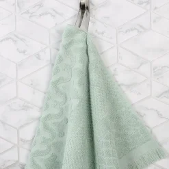 SUPERIOR® Rolla Collection | 100% Cotton 6-pc. Geometric Hand Towel