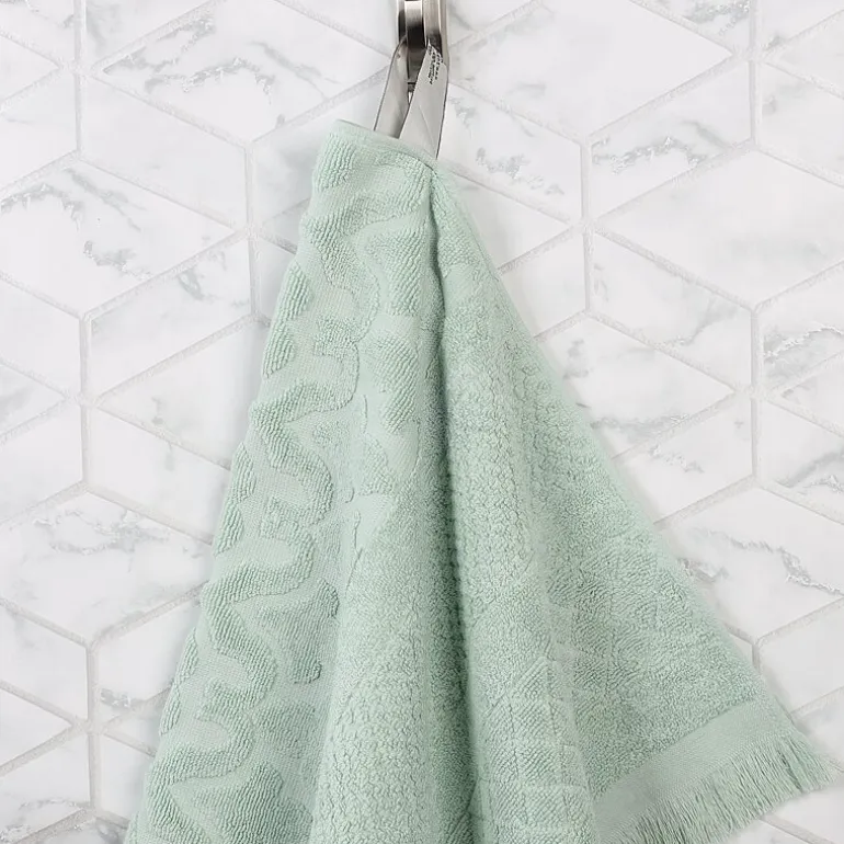 SUPERIOR® Rolla Collection | 100% Cotton 6-pc. Geometric Hand Towel