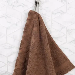 SUPERIOR® Rolla Collection | 100% Cotton 6-pc. Geometric Hand Towel