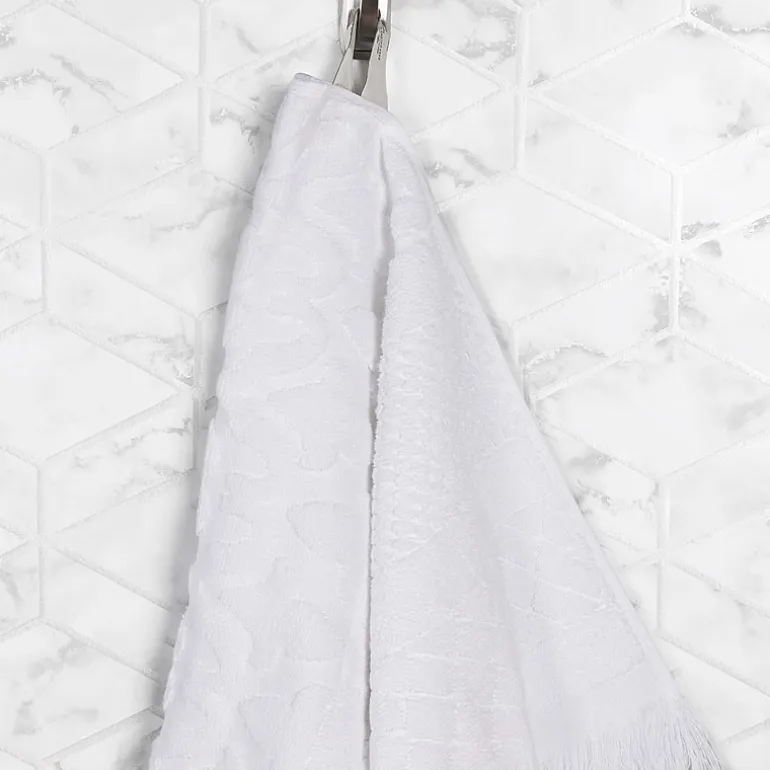 SUPERIOR® Rolla Collection | 100% Cotton 6-pc. Geometric Hand Towel