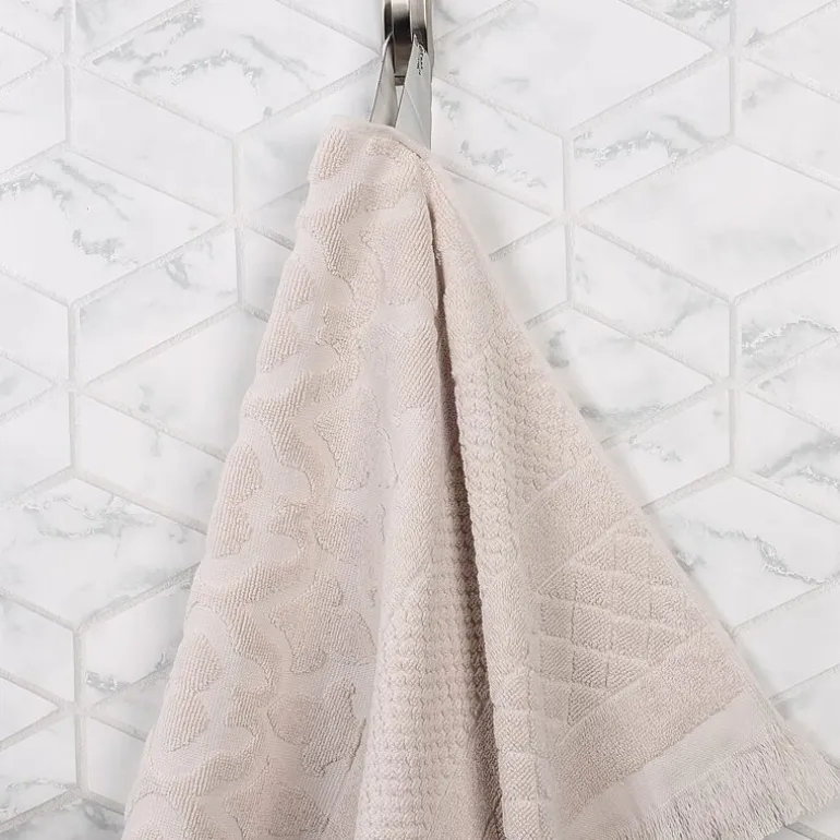 SUPERIOR® Rolla Collection | 100% Cotton 6-pc. Geometric Hand Towel