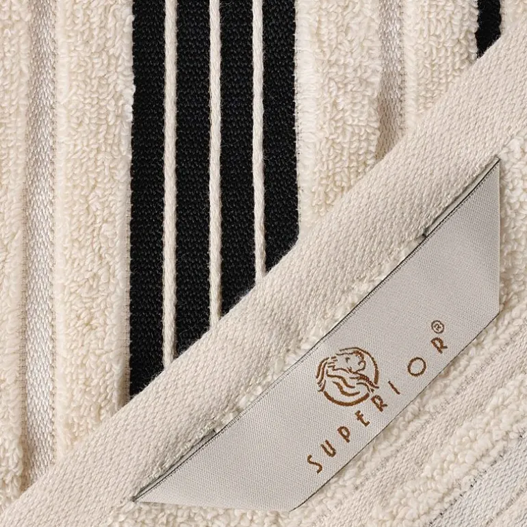 SUPERIOR® Sadie Zero Twist Jacquard Solid Cotton 4-pc. Quick Dry Bath Towel Set