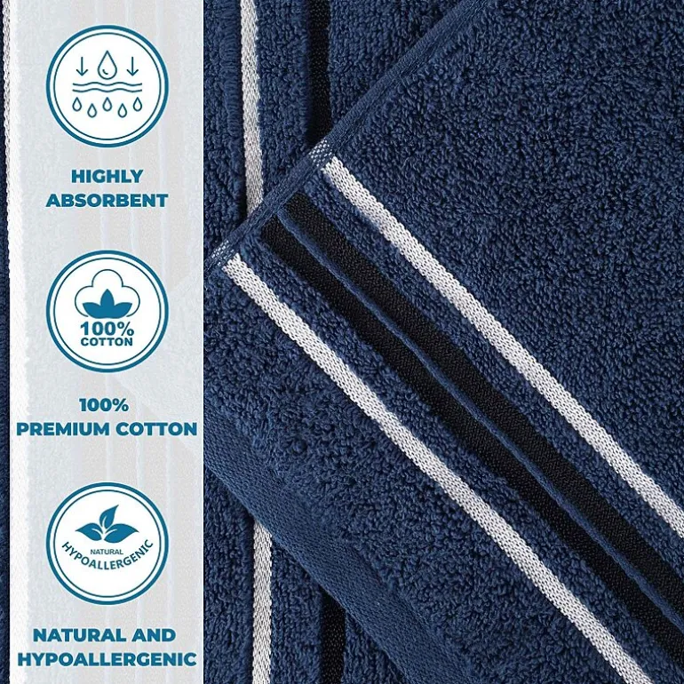 SUPERIOR® Sadie Zero Twist Jacquard Solid Cotton 4-pc. Quick Dry Bath Towel Set
