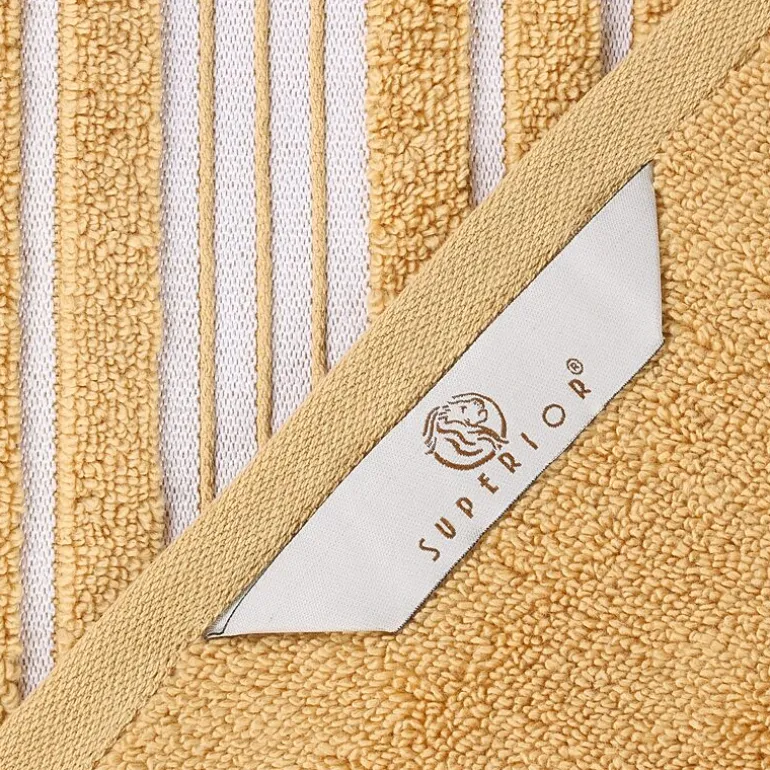 SUPERIOR® Sadie Zero Twist Jacquard Solid Cotton 4-pc. Quick Dry Bath Towel Set