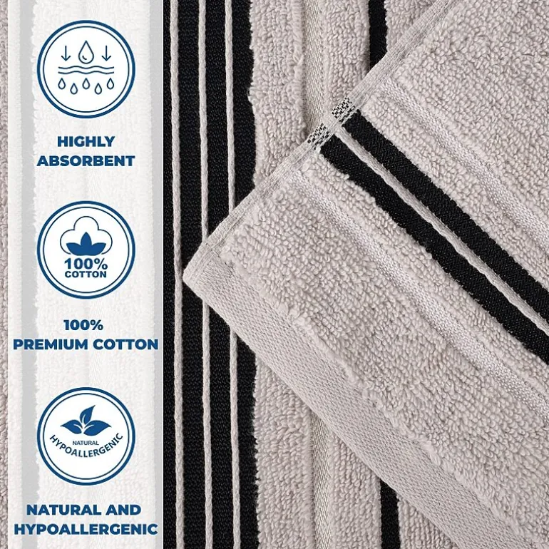 SUPERIOR® Sadie Zero Twist Jacquard Solid Cotton 4-pc. Quick Dry Bath Towel Set