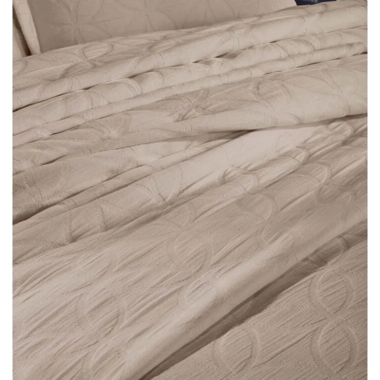 SUPERIOR® Serenity Cotton Matelasse Textured Jacquard Bedspread with Shams