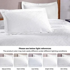 SUPERIOR® Serenity Cotton Matelasse Textured Jacquard Bedspread with Shams