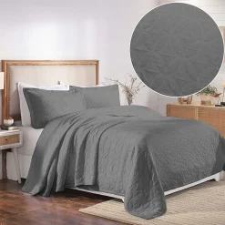 SUPERIOR® Serenity Cotton Matelasse Textured Jacquard Bedspread with Shams