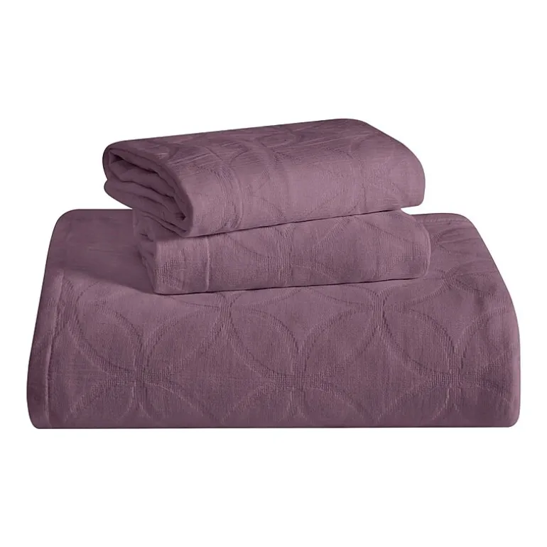 SUPERIOR® Serenity Cotton Matelasse Textured Jacquard Bedspread with Shams