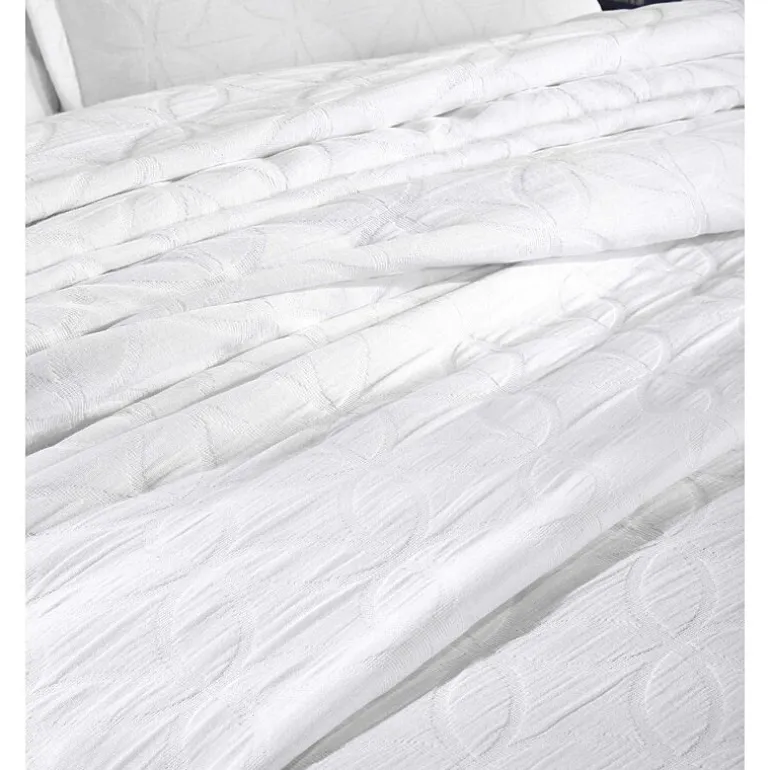SUPERIOR® Serenity Cotton Matelasse Textured Jacquard Bedspread with Shams