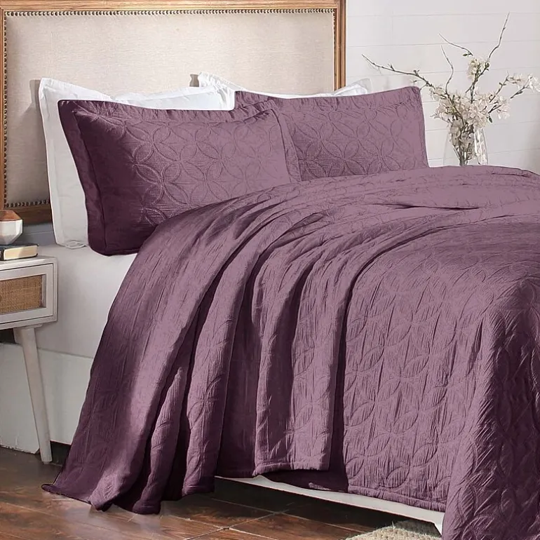 SUPERIOR® Serenity Cotton Matelasse Textured Jacquard Bedspread with Shams
