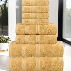 SUPERIOR® Smart Dry Cotton 8-pc. Quick Dry Bath Towel Set