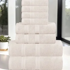 SUPERIOR® Smart Dry Cotton 8-pc. Quick Dry Bath Towel Set