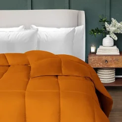 SUPERIOR® Solid All Season Plush Microfiber Down Alternative Hypoallergenic Comforter
