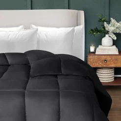SUPERIOR® Solid All Season Plush Microfiber Down Alternative Hypoallergenic Comforter