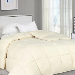 SUPERIOR® Solid All Season Plush Microfiber Down Alternative Hypoallergenic Comforter