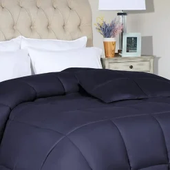 SUPERIOR® Solid All Season Plush Microfiber Down Alternative Hypoallergenic Comforter