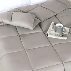 SUPERIOR® Solid All Season Plush Microfiber Down Alternative Hypoallergenic Comforter