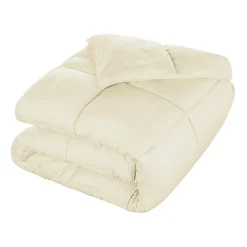 SUPERIOR® Solid All Season Plush Microfiber Down Alternative Hypoallergenic Comforter