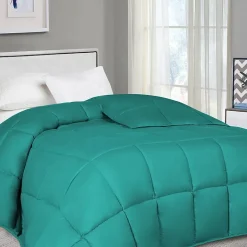 SUPERIOR® Solid All Season Plush Microfiber Down Alternative Hypoallergenic Comforter