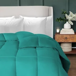 SUPERIOR® Solid All Season Plush Microfiber Down Alternative Hypoallergenic Comforter