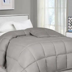 SUPERIOR® Solid All Season Plush Microfiber Down Alternative Hypoallergenic Comforter