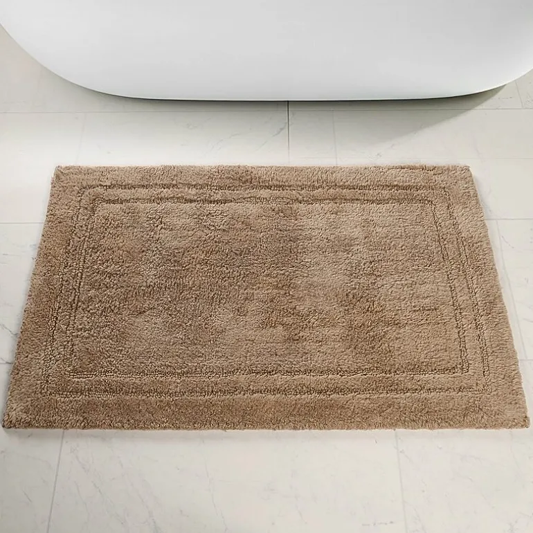 SUPERIOR® Solid Cotton 2-Pc Bath Rug