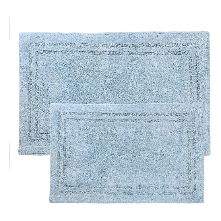 SUPERIOR® Solid Cotton 2-Pc Bath Rug